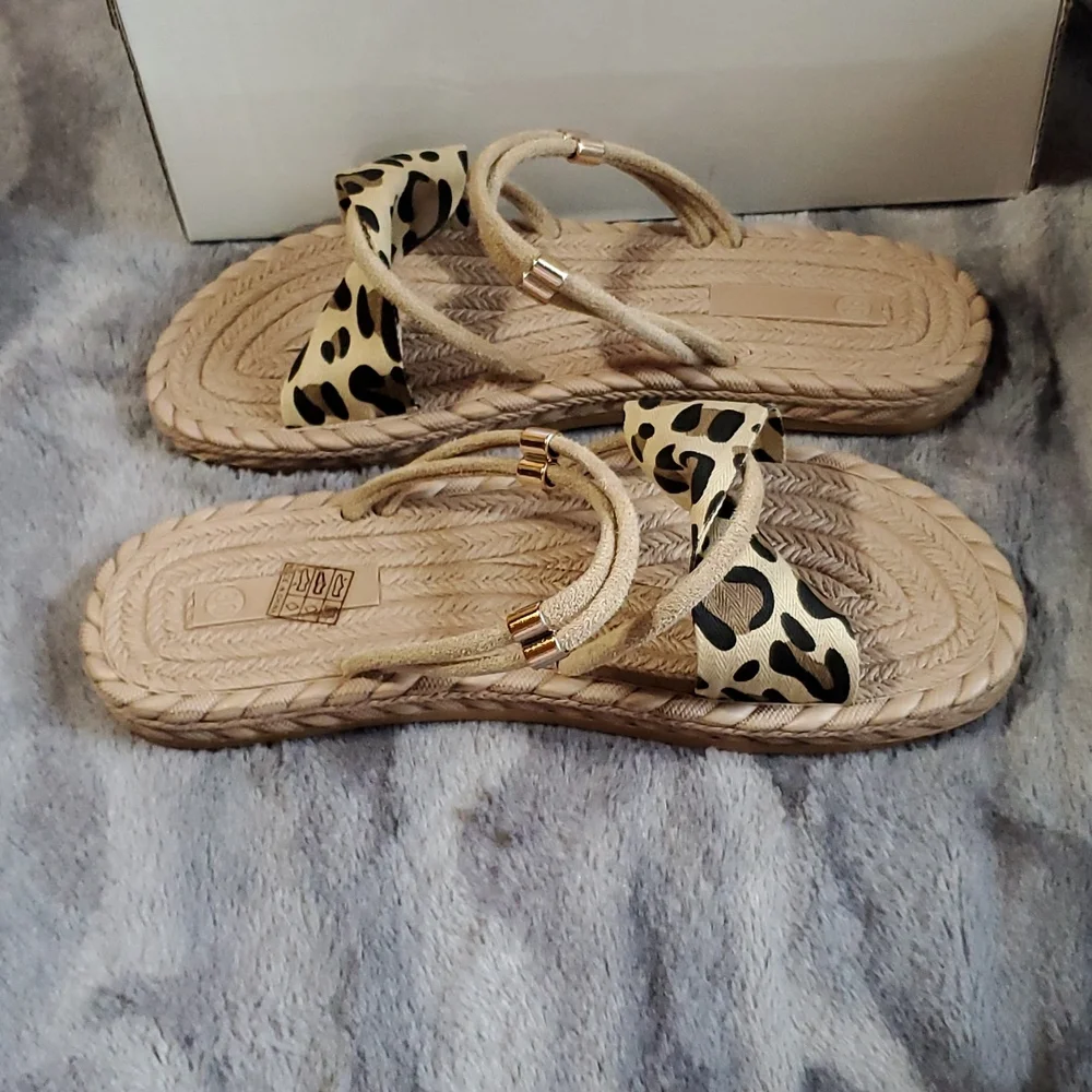 Leopard sandals size 7 - Picture 4 of 8